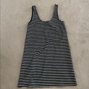 Madewell striped sleeveless dress